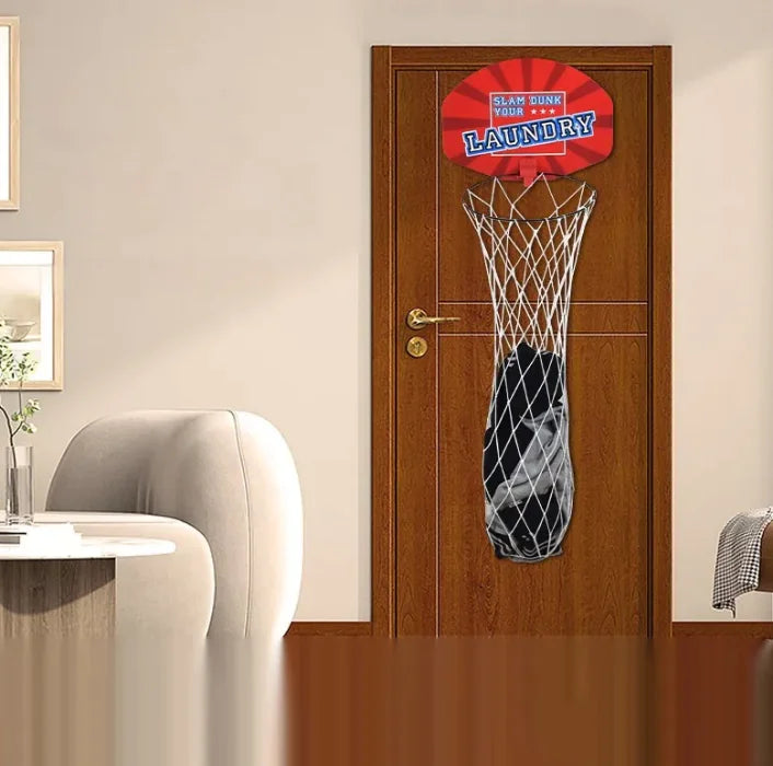 Hanging Basketball Laundry Basket