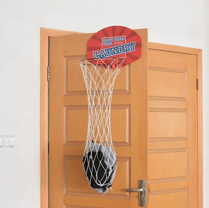 Hanging Basketball Laundry Basket